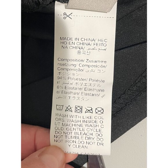 Musera Black Sleeveless Halter Crop Top With Bow Detail & Open Front Size M - Picture 11 of 12